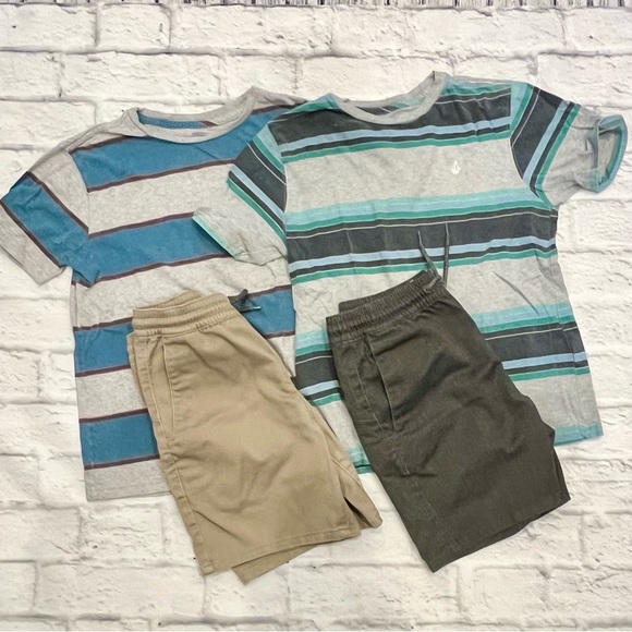 Volcom Kids Matching Sets - Blue, Gray, Tan - Picture 1 of 5
